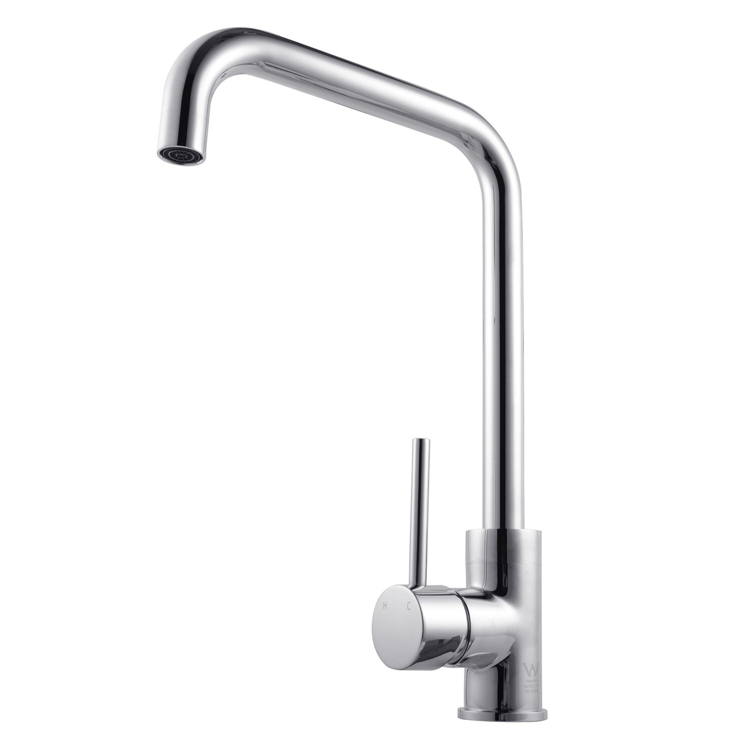 Electroplated Brass Swivel Spout Kitchen Mixer Tap, Colour: Chrome
