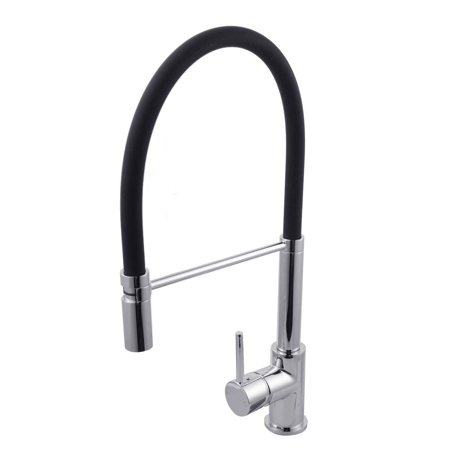 Round Chrome Kitchen Sink Mixer Tap C