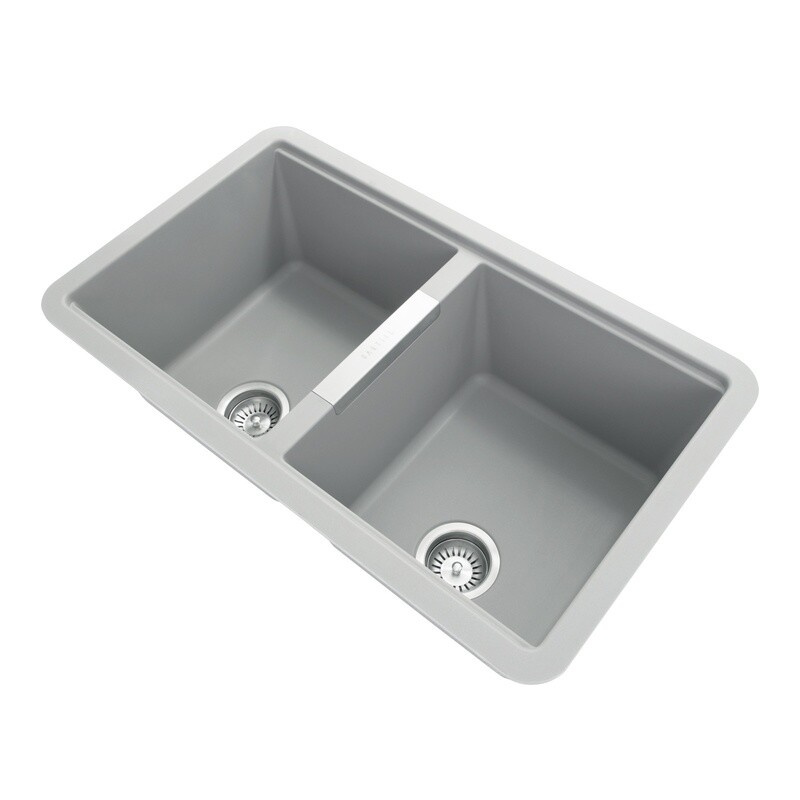 Carysil CGDB Double Bowl Granite Kitchen Sink Undermount