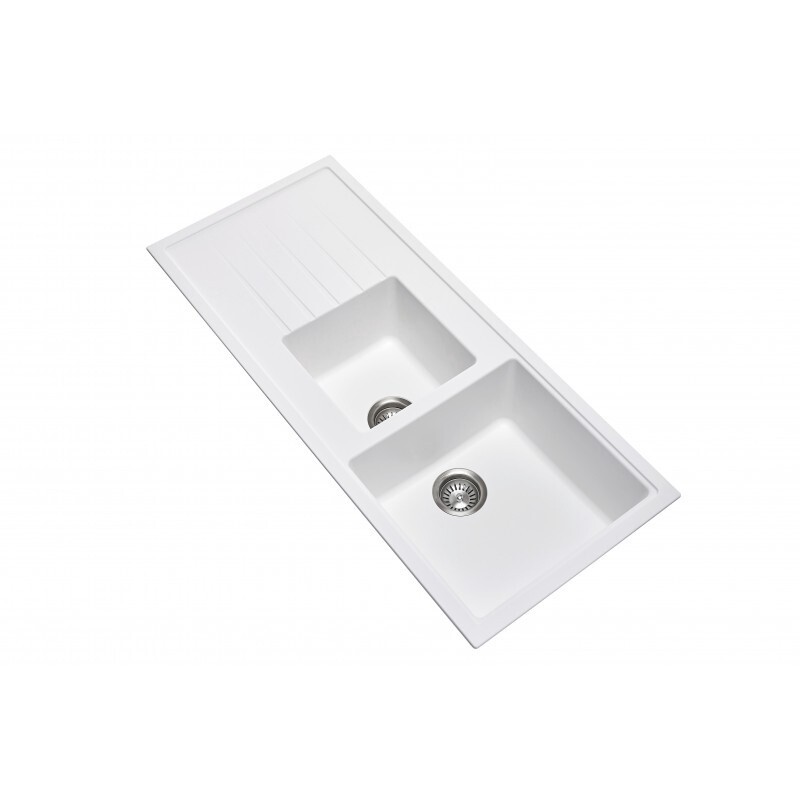 Carysil Vivaldi 1 and 1/2 Bowl Granite Kitchen Sink