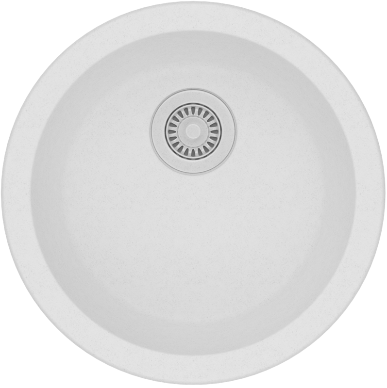 Granite Quartz Stone Sink Round Single Bowl