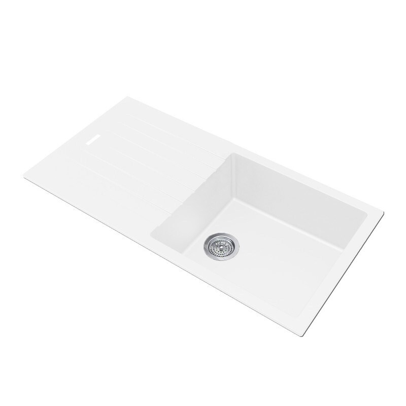 Granite Quartz Stone Kitchen Sink with drainboard