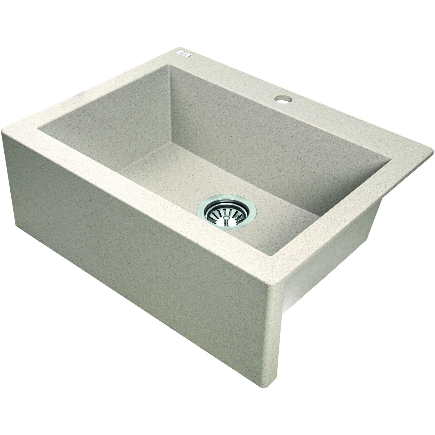 Laveo Granite Stone Sink Single Bowl., Colour: Beige