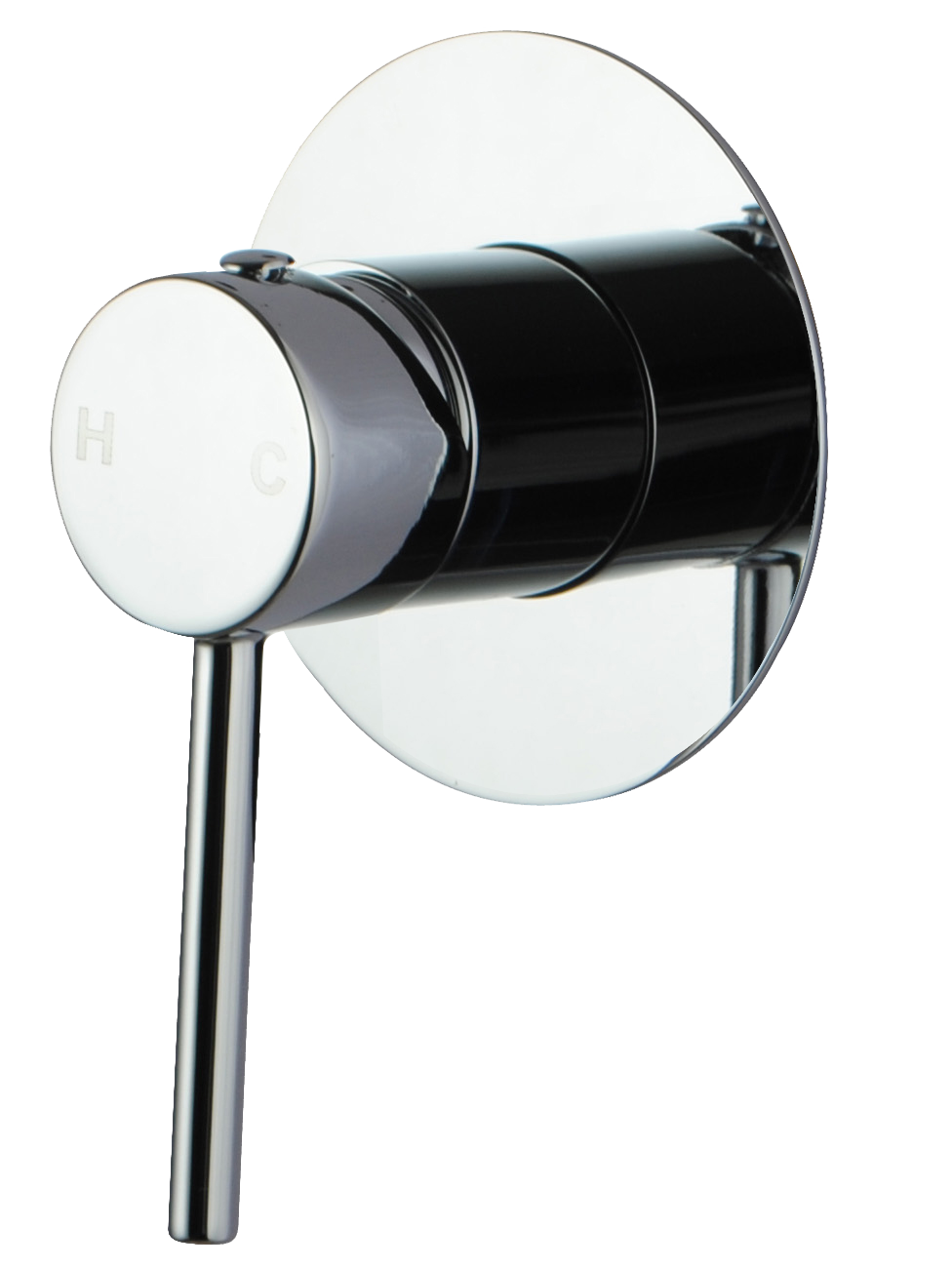 LUCID PIN Series Round Shower &amp; Bath Wall Mixer, Colour: Chrome, Material: Colour Up