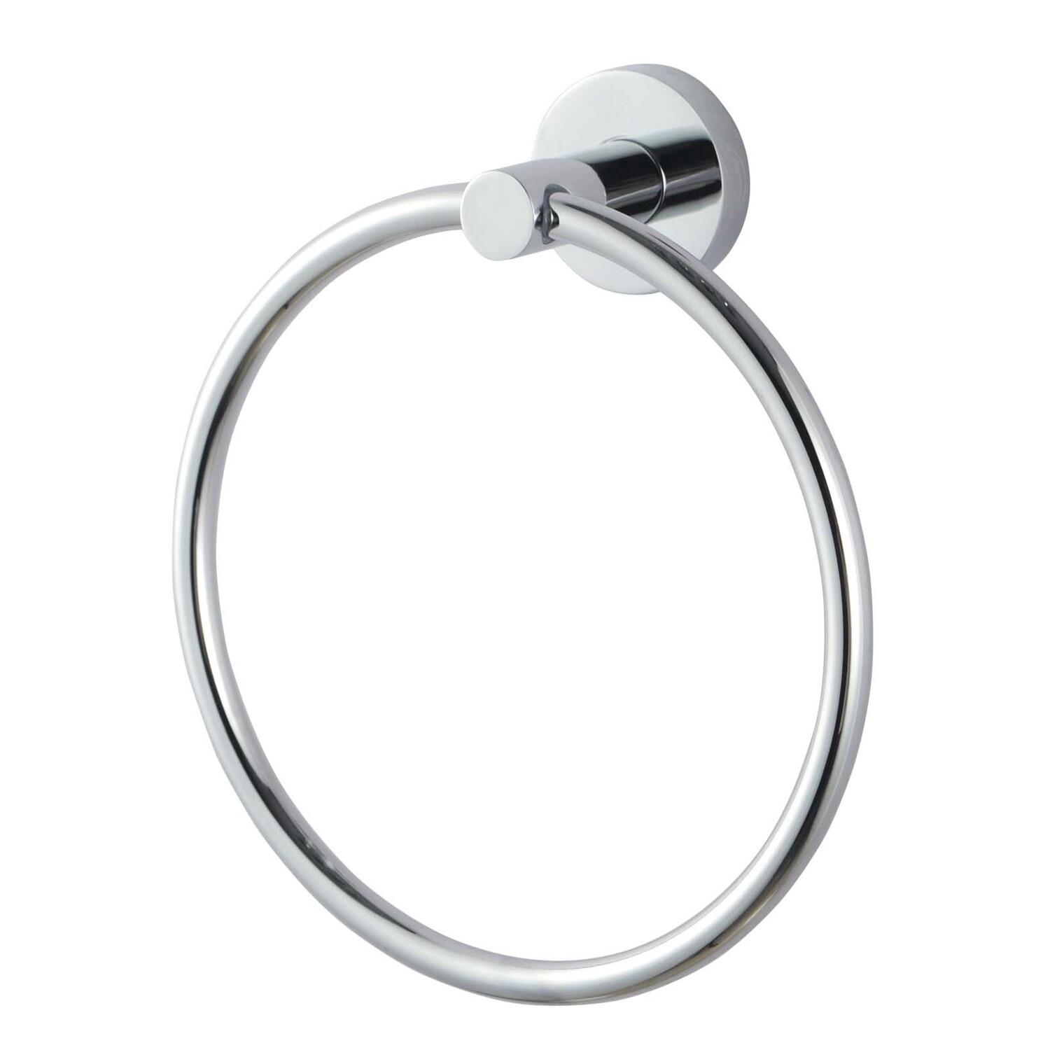 LUCID PIN Series Round Hand Towel Ring, Colour: Chrome