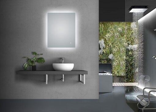 Backlit LED Mirror, Size: 600*750mm