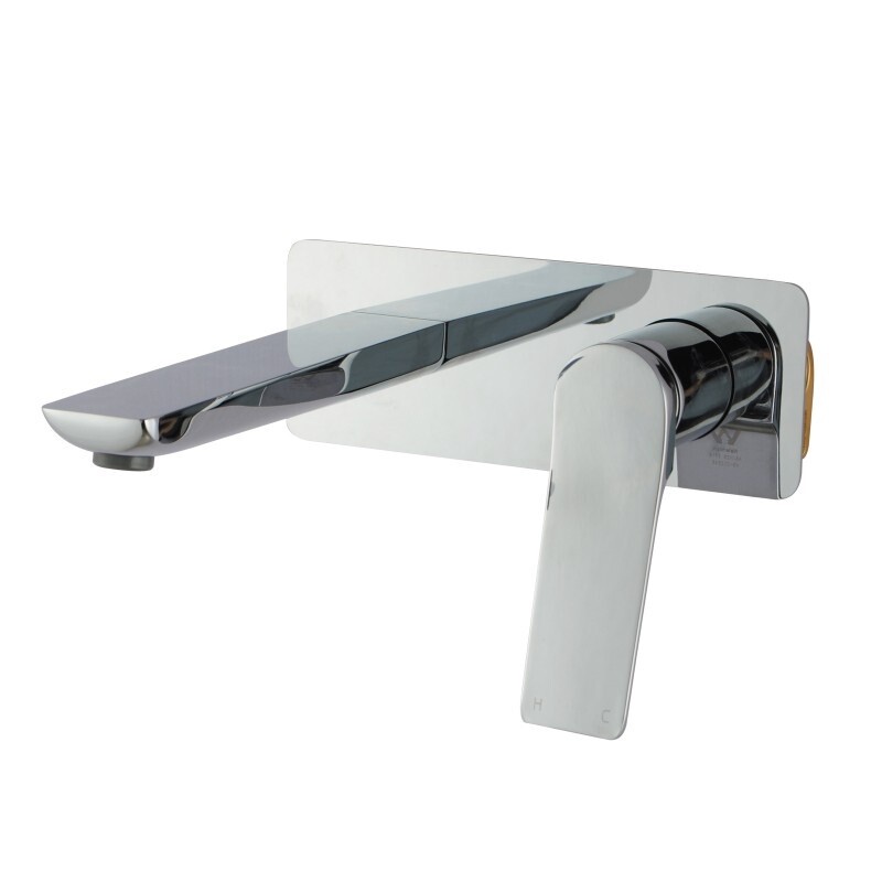 Rushy Wall Mixer, Colour: Chrome