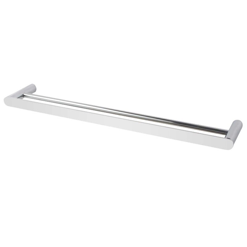 RUSHY Double Towel Rail, Colour: Chrome, Size: 600