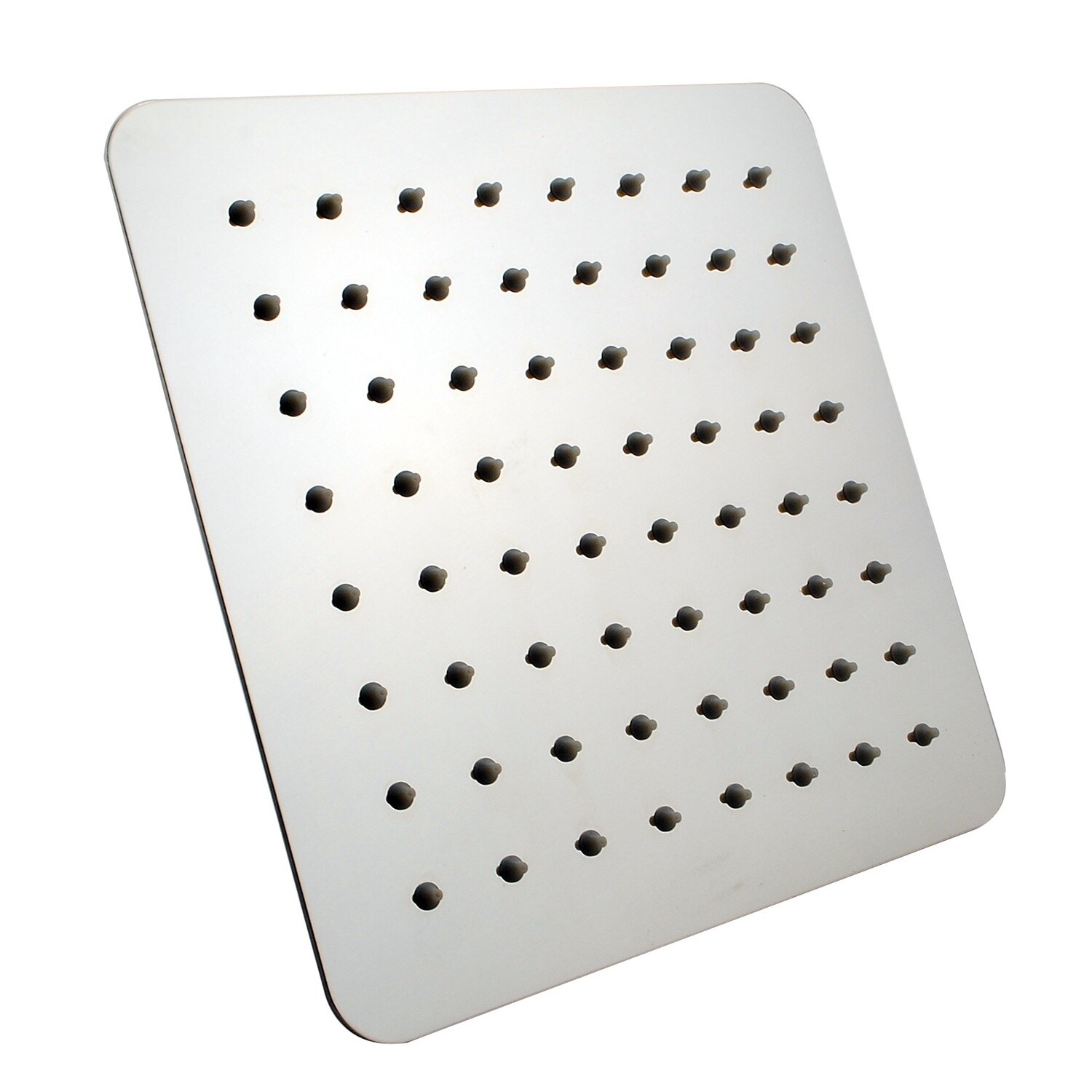 Super-slim Square Rainfall Shower Head, Colour: Chrome, Size: 200mm