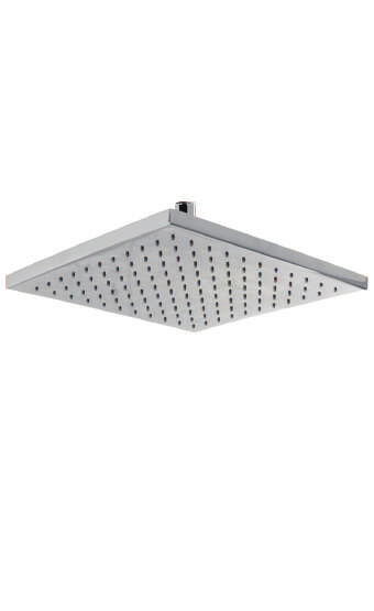 Square Rainfall Brass Shower Head, Colour: Chrome, Size: 200mm