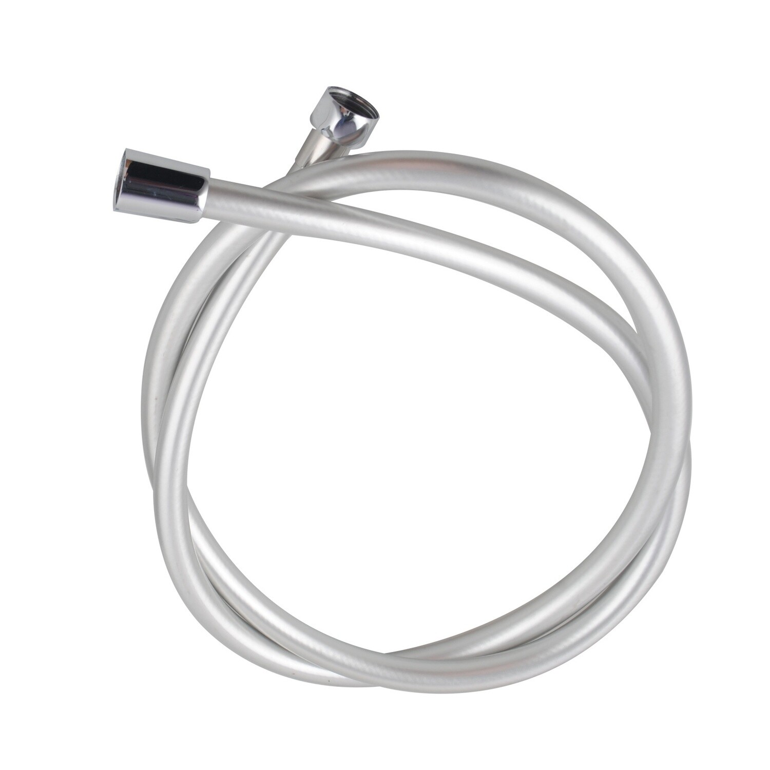 PVC Shower Hose 1500mm, Colour: Chrome