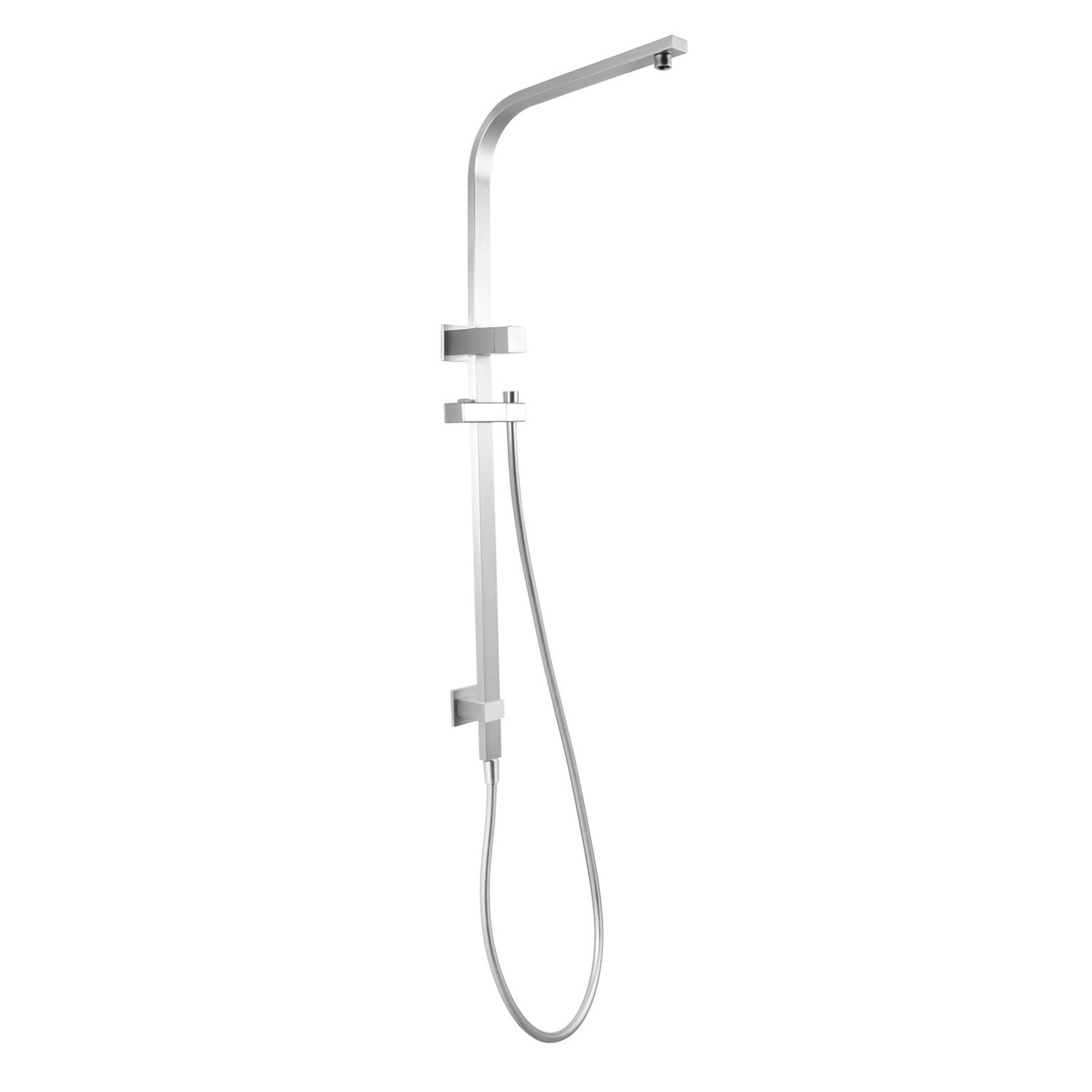 Square Shower Rail, Colour: Chrome