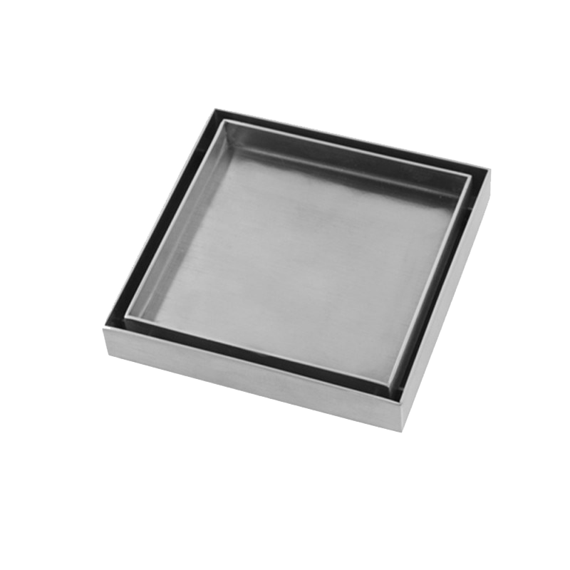 Shower Grate Floor Waste Drain Smart Insert Tile, Colour: Chrome