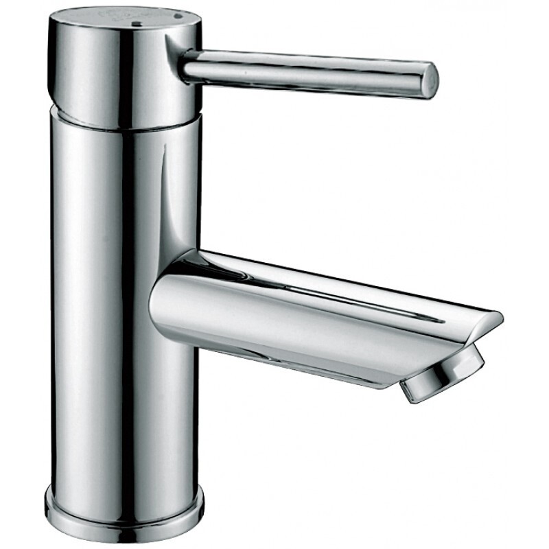 Round Basin Mixer, Colour: Chrome
