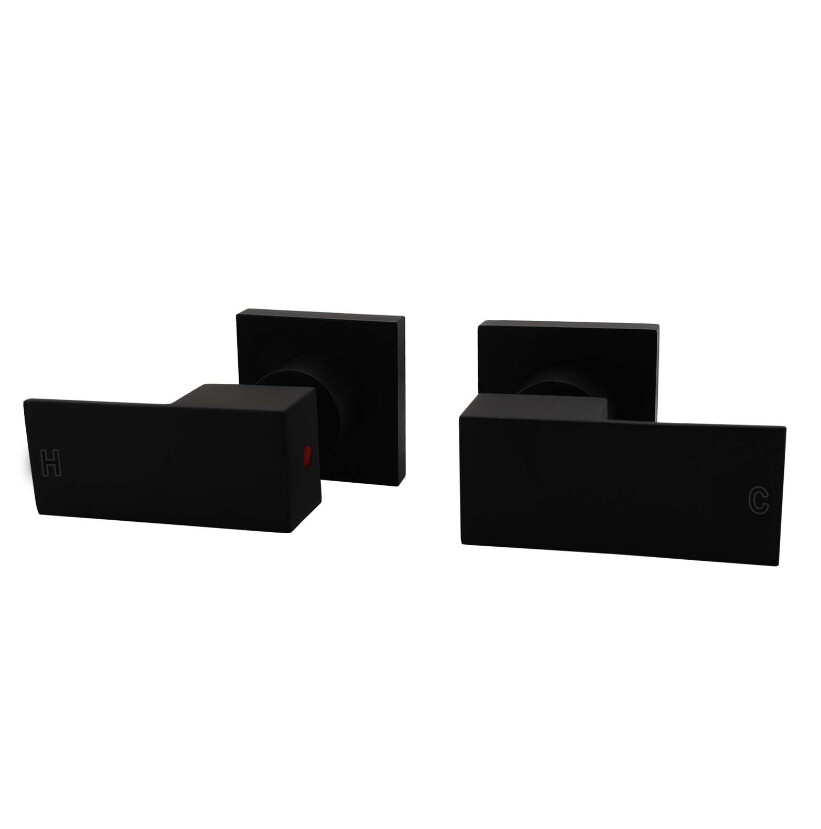 Matt Black Wall Taps