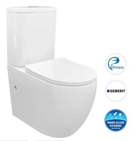 Cosenza Rimless Toilet Suite