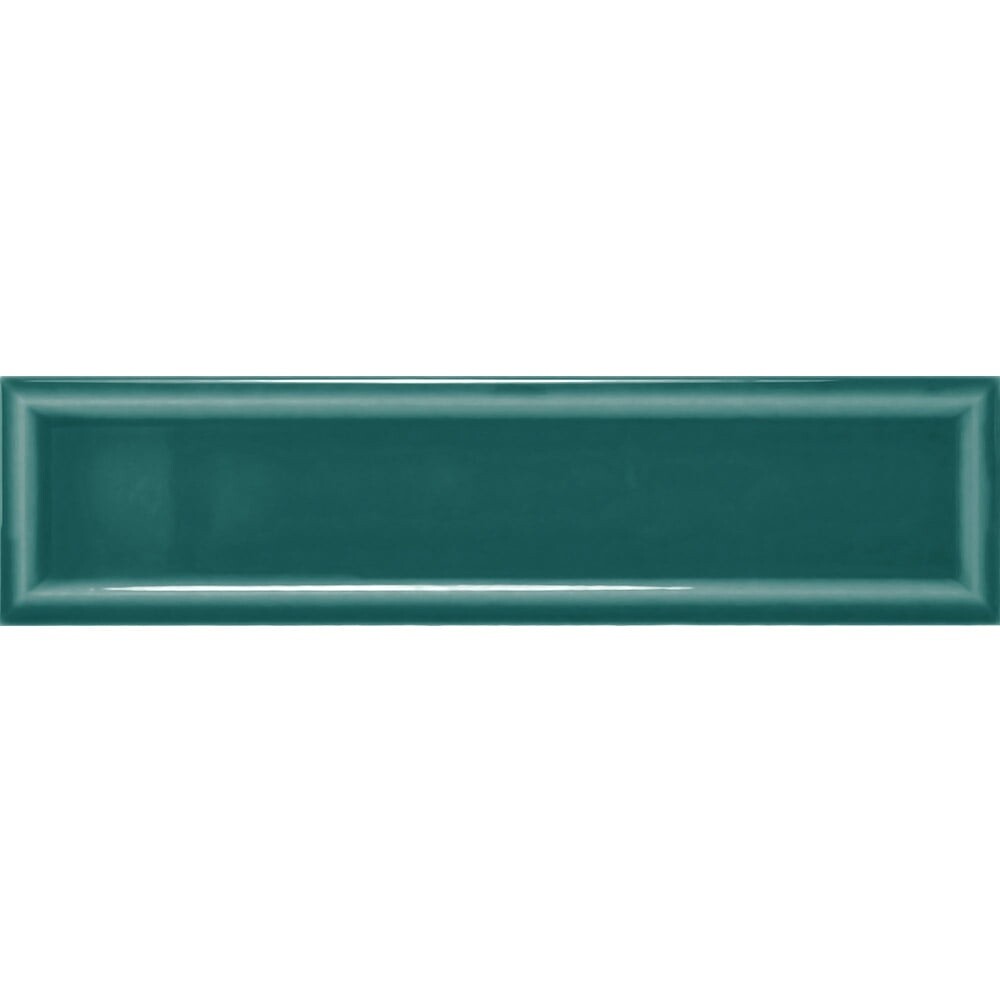 Edge Dark Green Wall Tile, Orientation: Frame, Finish: Gloss, Size: 68x280