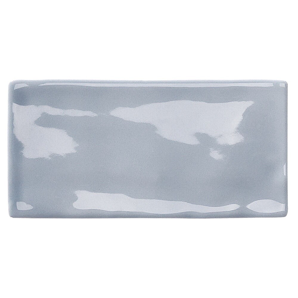 Luxe Sea Blue Wall Tiles, Finish: Gloss, Size: 76x152
