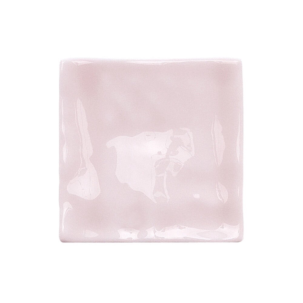 Luxe Blush Pink Wall Tile, Finish: Gloss, Size: 100x100