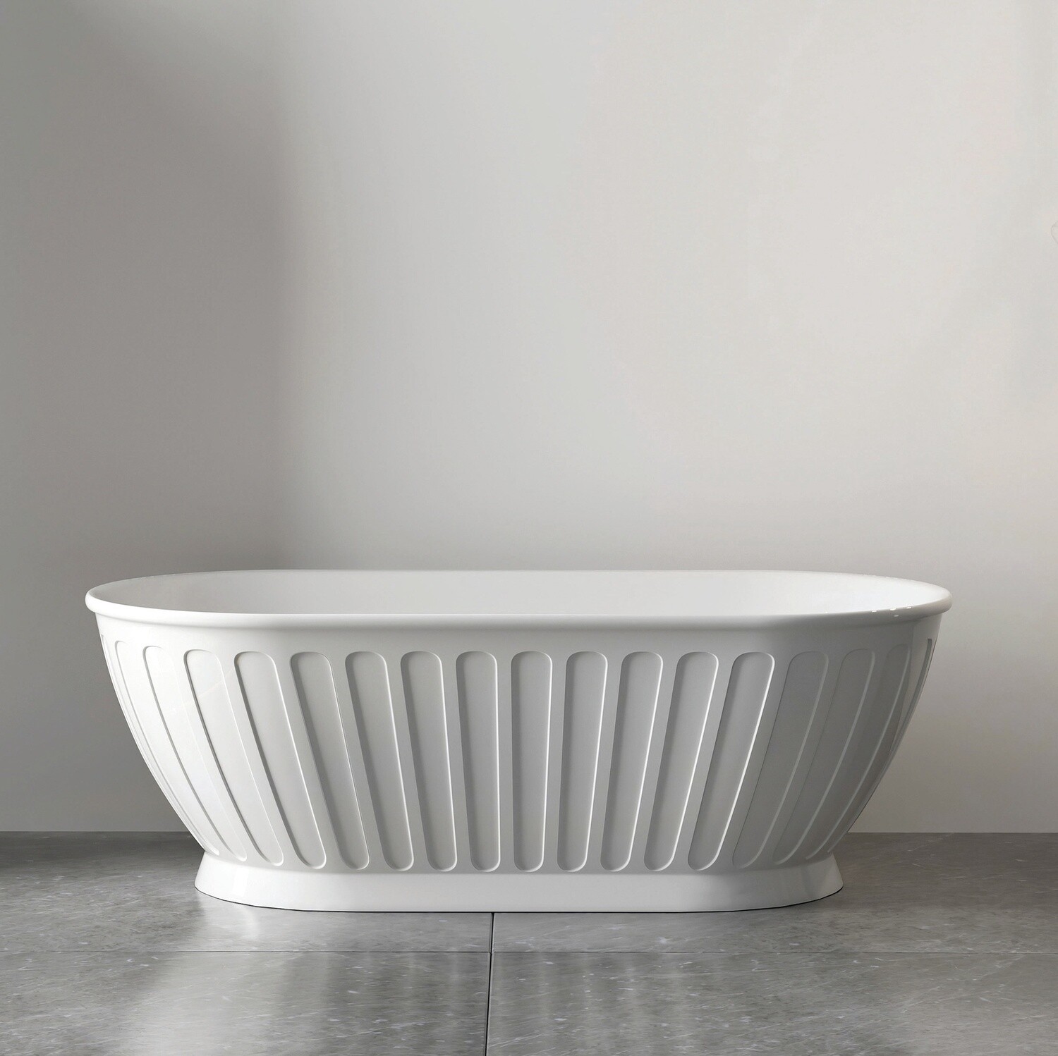 Attica Kensington Bath, Finish: Gloss White, Size: 1500mm