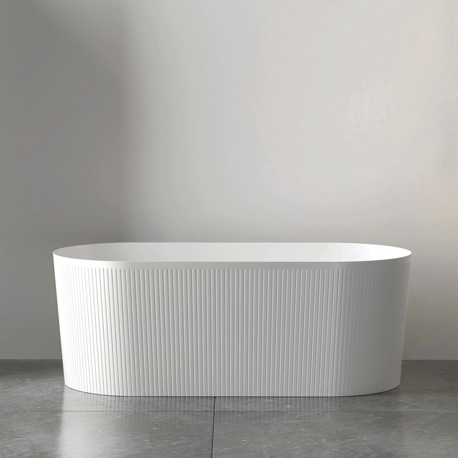 Attica Noosa Bath, Finish: Gloss White, Size: 1500mm