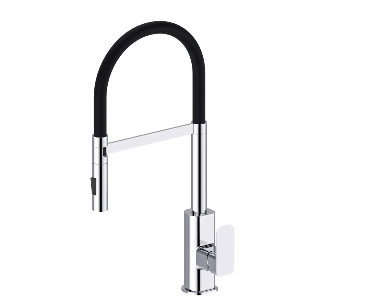 Oskar Pull Out Kitchen Mixer, Colour: Chrome