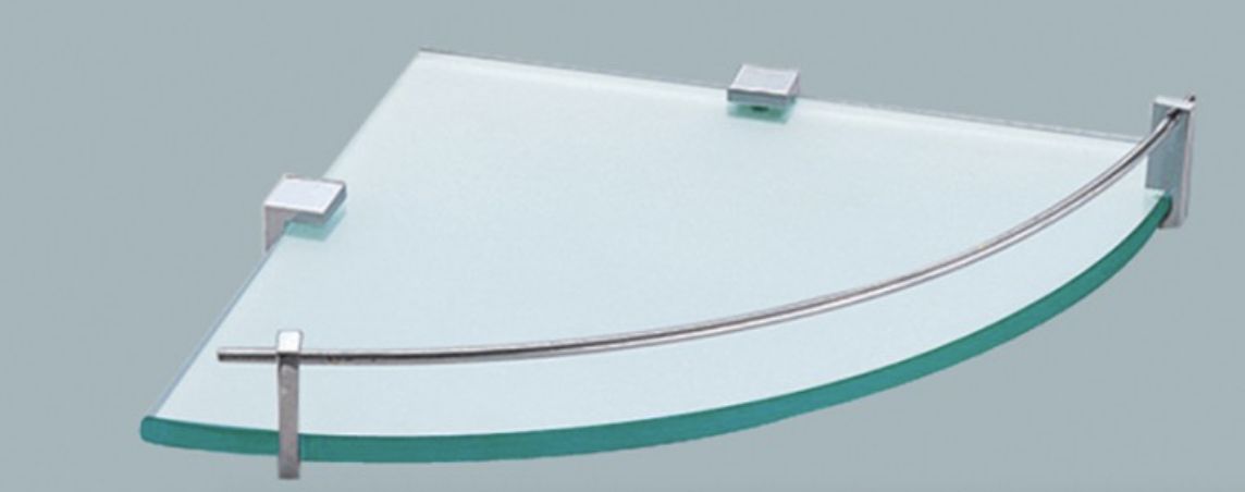 Round Corner Glass Shelf