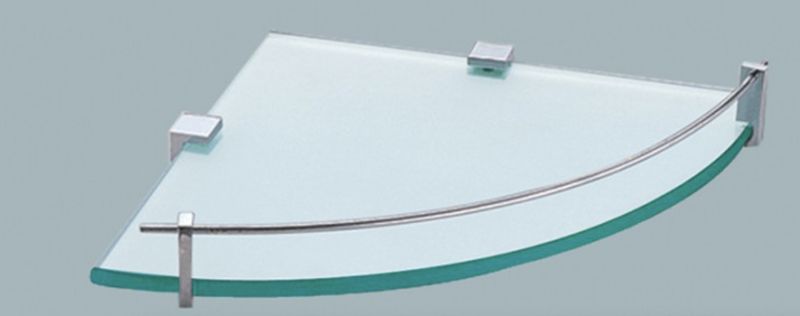 Round Corner Glass Shelf