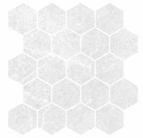 Roccia Hexagon Mosaic, Colour: Greige