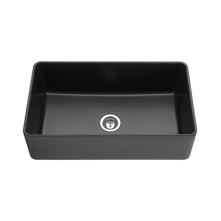 Quartz Farmhouse Kitchen Sink Matte Black