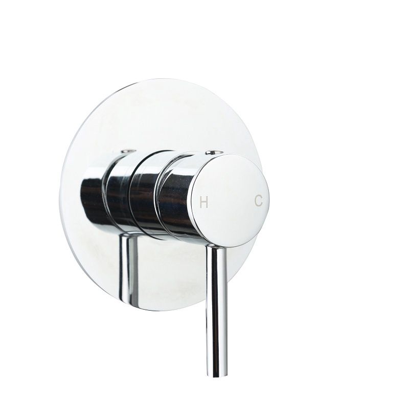 Round Wall Mixer Chrome