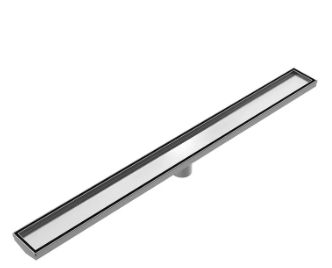 Tile Insert Drain (45mm outlet), Size: 600mm, Colour: Chrome