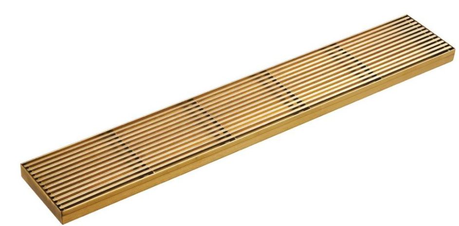 Gold Grill Drain (80mm Centre Outlet), Size: 600mm