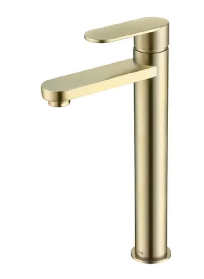 Vetto Tall Basin Mixer, Colour: Brushed Gold