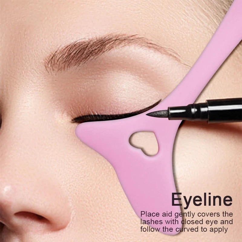 Eyeliner Makeup Stencils Wing Tips Marscara Drawing Lipstick Wearing Aid Face Cream Mask