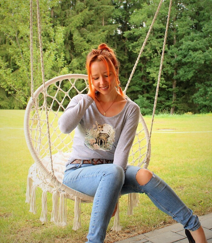 "Sweet Rehlein"-Langarmshirt