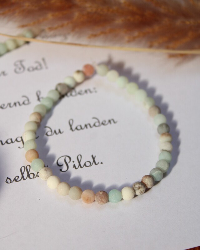 "Amazonit"-Edelstein Armband