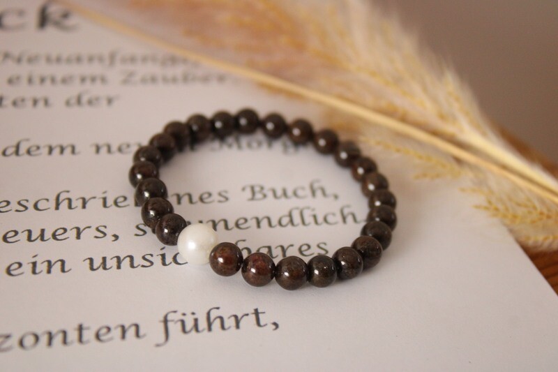 "Granat"-Edelstein Armband