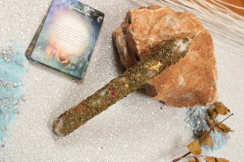 ENGELSMAGIE-Ritualkerze (weiß)