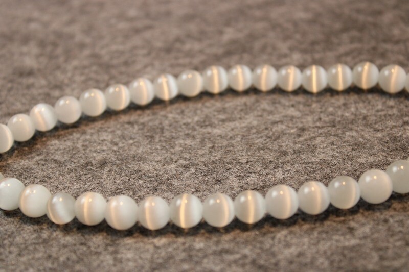 "Quarz Katzenauge"-Edelstein Kette