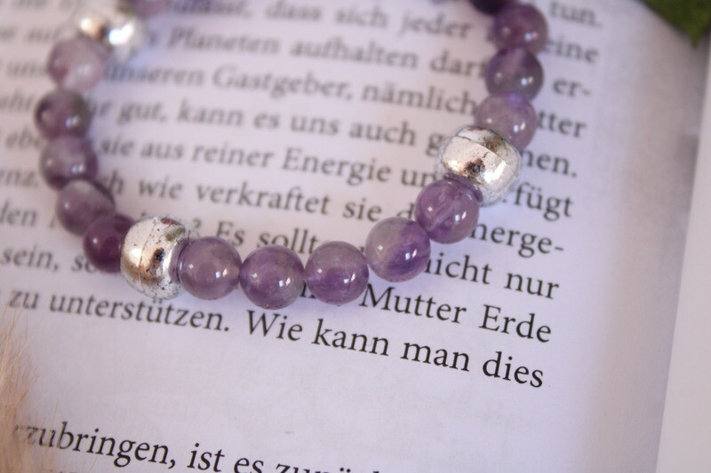 "Amethyst"-Edelstein Armband