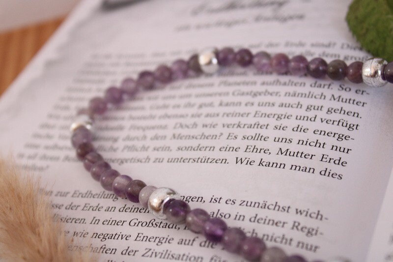 "Amethyst"-Edelstein Kette