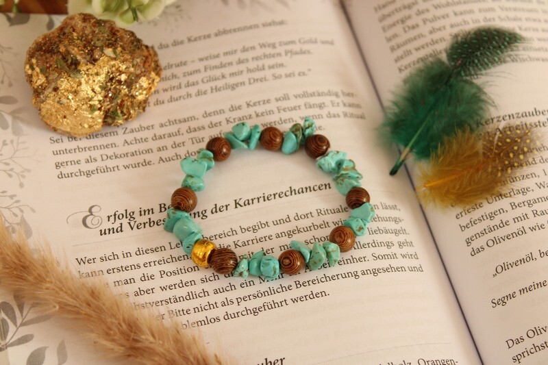 "Türkis"- Edelstein Armband