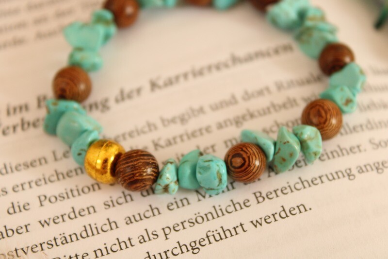 "Türkis"- Edelstein Armband