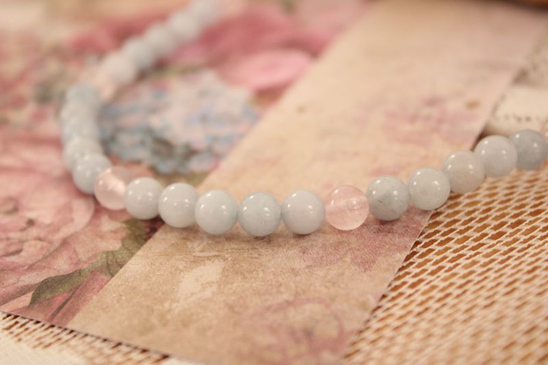 "Chalcedon"-Edelstein Kette