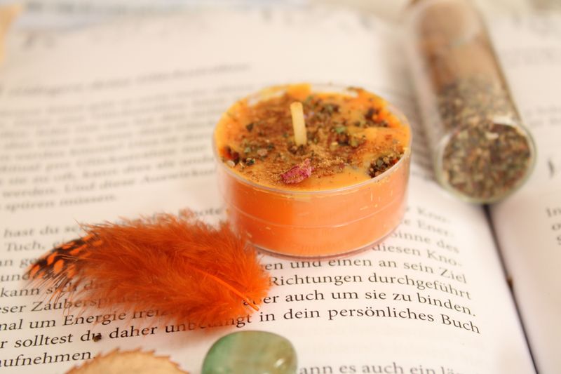 "Glück"-Ritualkerzen Teelicht