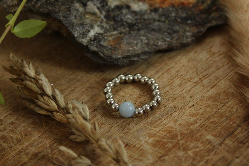"Chalcedon"-Edelsteinring