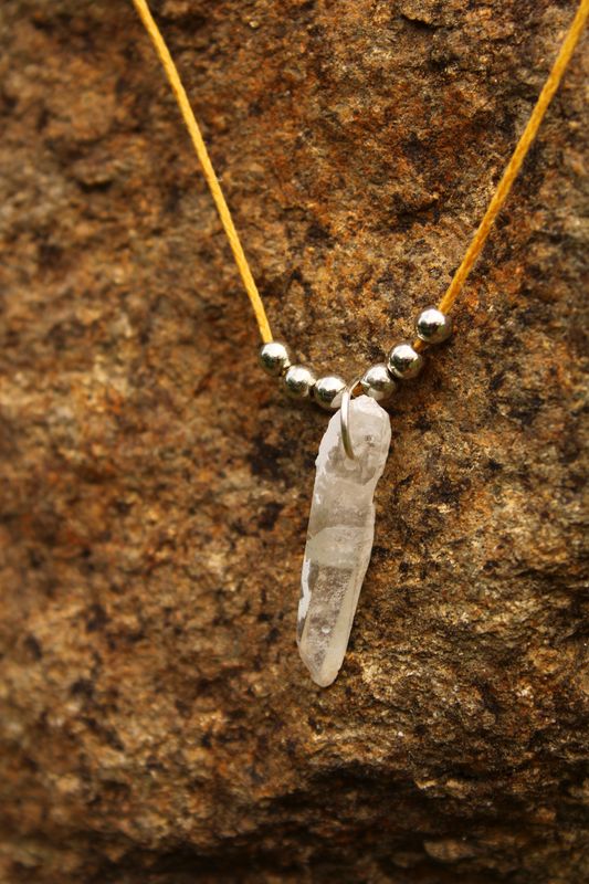 "Bergkristall"-Edelsteinkette
