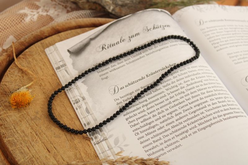 "Turmalin"-Edelstein Kette
