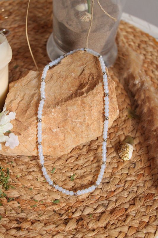"Mondstein"-Edelsteine Kette